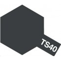 Tamiya TS40 Noir métallisé, bombe de peinture 100 ml