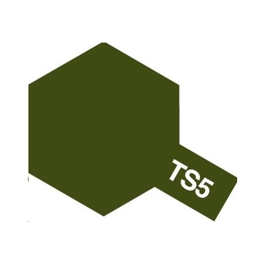 Tamiya TS5 Olive terne, bombe de peinture 100 ml