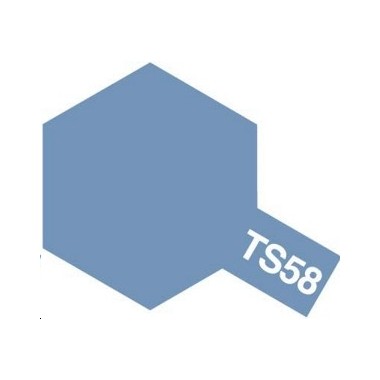 Tamiya TS58 Bleu clair nacré, bombe de peinture 100 ml