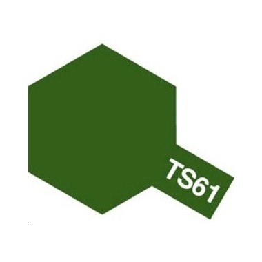 Tamiya TS61 Vert OTAN, bombe de peinture 100 ml