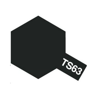 Tamiya TS63 Noir OTAN, bombe de peinture 100 ml