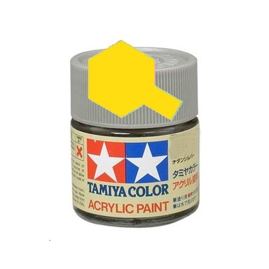 Tamiya X24 Jaune transparent, peinture acrylique Pot 10 ml