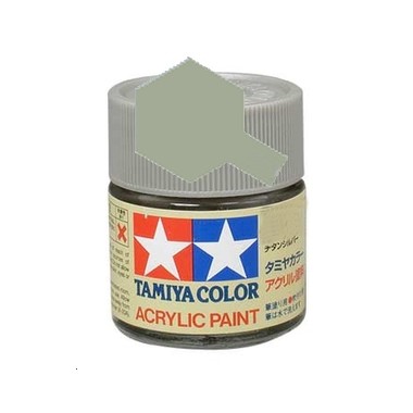 Tamiya XF20 Gris moyen noir mat, peinture acrylique Pot 10 ml