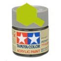 Tamiya XF4 Jaune vert mat, peinture acrylique Pot 10 ml