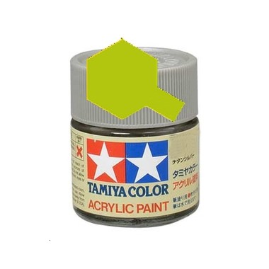 Tamiya XF4 Jaune vert mat, peinture acrylique Pot 10 ml