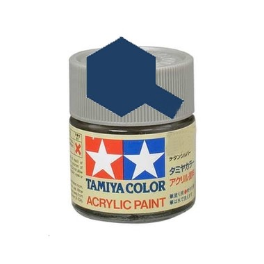 Tamiya XF50 Bleu campagne mat, peinture acrylique Pot 10 ml