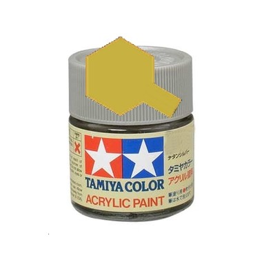 Tamiya XF60 Jaune foncé mat, peinture acrylique Pot 10 ml