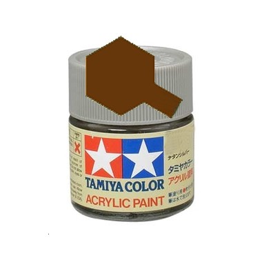 Tamiya XF64 Rouge brun mat, peinture acrylique Pot 10 ml
