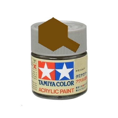 Tamiya XF72 Brun JGSDF mat, peinture acrylique Pot 10 ml