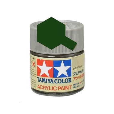 Tamiya XF73 Vert foncé JGSDF mat, peinture acrylique Pot 10 ml