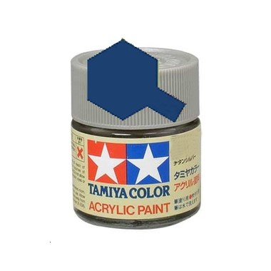 Tamiya XF8 Bleu mat, peinture acrylique Pot 10 ml