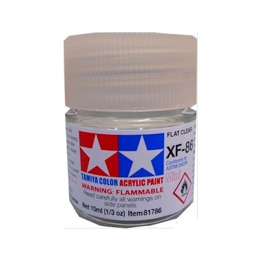 Tamiya XF86 Vernis mat incolore Pot 10 ml