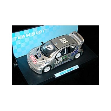 Team Slot voiture slot-car Peugeot 206 WRC Gronholm 10 Suède 2000