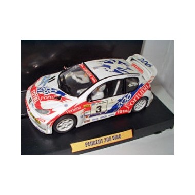 Team Slot voiture slot-car Peugeot 206 WRC Monzon 3 Rallye Méditerranée 2001