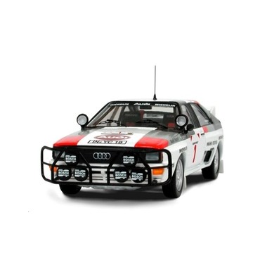 Miniature Audi Quattro Mouton 1 Safari Rallye 1983