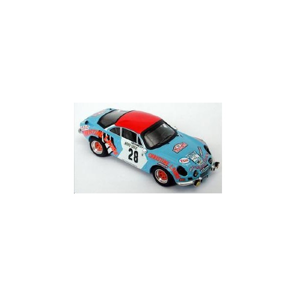Décalcomanies Alpine A110 Henry 1er GR3 Rallye Monte-Carlo 1973 - Échelle 1/18, Référence 872 - Neuf