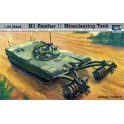 Maquette M1 Panther II Mine clearing Tank