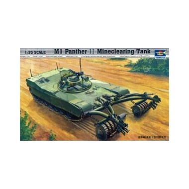 Maquette M1 Panther II Mine clearing Tank
