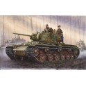Maquette Char soviét. KV-1 tourelle simplifiée 1942, 2ème GM