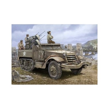 Maquette Half-Track U.S. M16 canons anti-aériens, 2ème GM