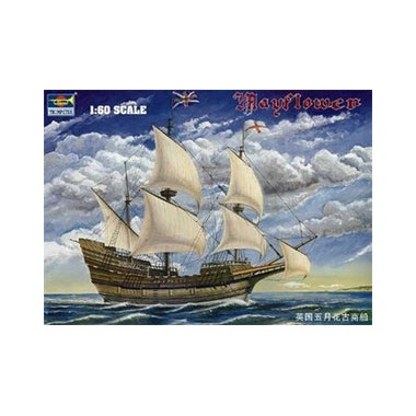 Maquette Mayflower, voilier XVIIème siècle