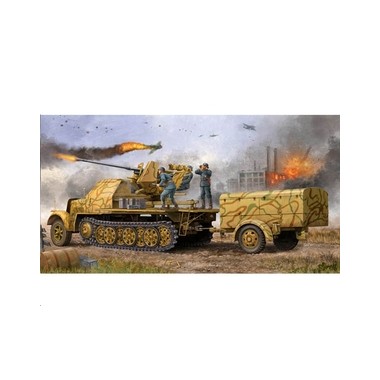 Maquette Half-Track Sd.Kfz.7/2 Flak 37 3.7cm 2ème GM