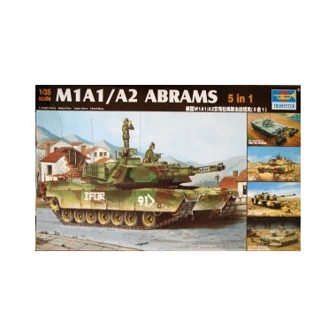 Maquette U.S. M1A1/A2 Abrams, Epoque moderne, 5 versions