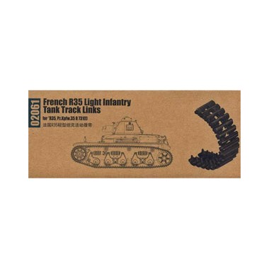 Maquette French R35 Light Infantry Tank Workable Track Link Set