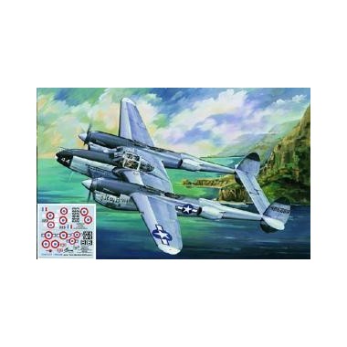 Maquette Lockheed P-38F 5B/C Saint-Exupéry FAFL, 2ème GM Maquette Lockheed P-38F 5B/C Saint-Exupéry FAFL, 2ème GM