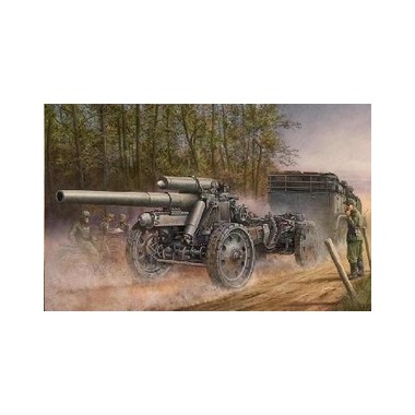 Maquette Canon de campagne allemand 15cm s FH.18, 2ème GM