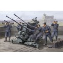 Maquette Canon Flak 38 allemand 4 tubes, 2ème GM