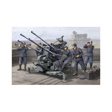 Maquette Canon Flak 38 allemand 4 tubes, 2ème GM