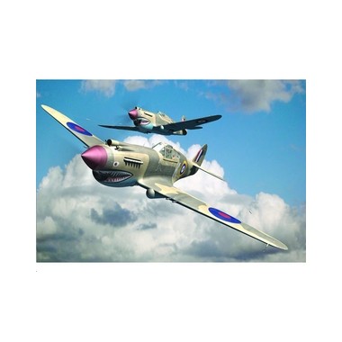 Maquette Curtiss P-40B Warhawk, 2ème GM