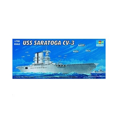Maquette USS CV-3 Saratoga, porte-avions 2ème GM