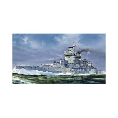 Maquette HMS Warspite 1942