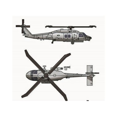 SH-60K Sea Knight Aircraft Sets for Aircraft Carrier