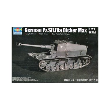 Maquette Char allemand  PZ.Sfl.Iva Dicker Max, 2ème GM 