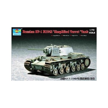 Maquette Char lourd soviétique KV-1 Tourelle simplifiée, 2ème GM