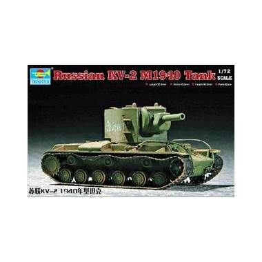 Maquette Char lourd soviétique KV-2, 2ème GM 1940
