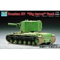 Maquette Char lourd soviétique KV Grande tourelle 2ème GM