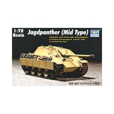 Maquette Sd. Kfz. 173 Jagdpanther ( milieu de production), 2ème GM