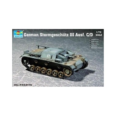 Maquette Canon d'assaut Sturmgeschutz 3 Ausf C/D, 2ème GM