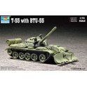 Maquette T-55 avec BTU-55