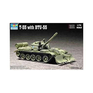 Maquette T-55 avec BTU-55
