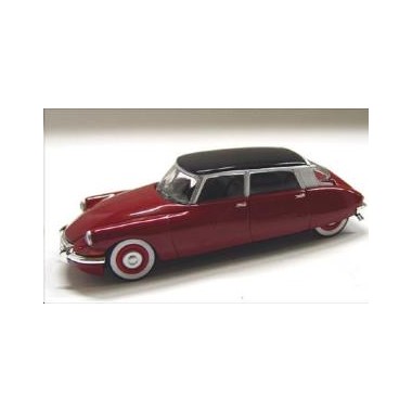 Miniature Citroen DS 19 Rouge / Noir Miniature Citroen DS 19 Rouge / Noir