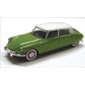 Miniature Citroen DS 19 Vert / Toit Blanc