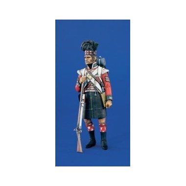 Figurine maquette Sergent 79th Rt Cameron Highlander, 1er Empire