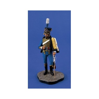 Figurine maquette Maréchal des Logis 5ème Hussards, 1er Empire