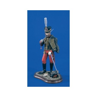 Figurine maquette Hussard russe Régiment Irkustkii, 1er Empire