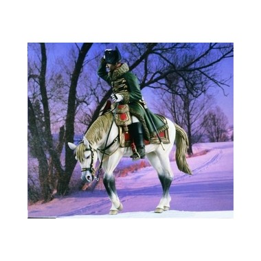 Figurine maquette Napoléon à la retraite de Russie